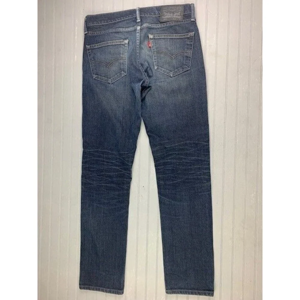 Levi 511 Size 30x32 Mens Jeans Stretch Straight Leg Dark Wash (Actual Inseam 31)